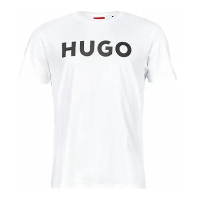 HUGO Dulivio men's T shirt in White