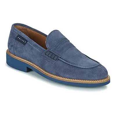 Pellet CLEMENT men's Loafers / Casual Shoes in Blue