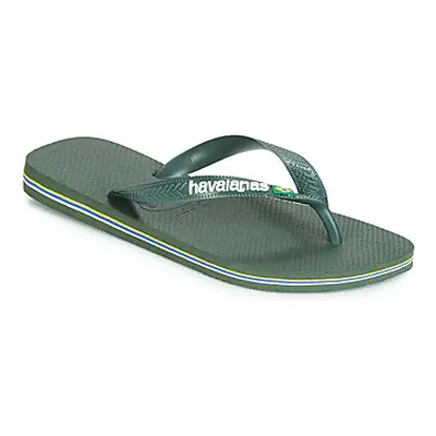 Havaianas BRASIL LOGO women's Flip flops / Sandals (Shoes) in Green