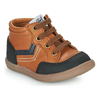 GBB VIGO boys's Children's Shoes (High-top Trainers) in Brown