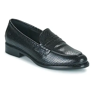 Betty London MAGLIT women's Loafers / Casual Shoes in Black