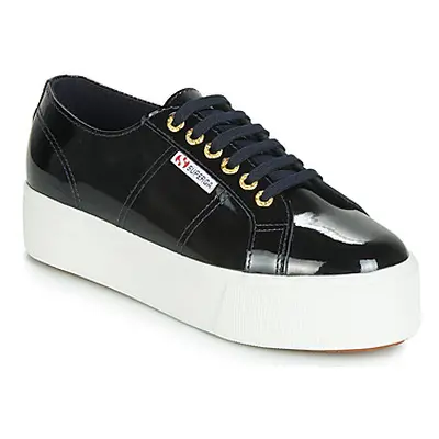 Superga 2790 LEAPATENT women's Shoes (Trainers) in Blue