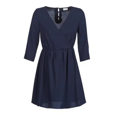 Vila VIROSSIE women's Dress in Blue