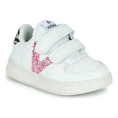 Victoria TIEMPO EFECTO PIEL FAN girls's Children's Shoes (Trainers) in White