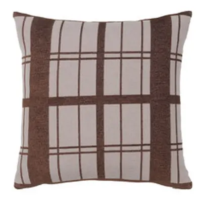 Broste Copenhagen CHEQUER 's Pillows covers in Brown