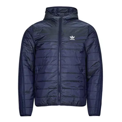 Adidas PAD HOODED PUFF men's Jacket in Marine