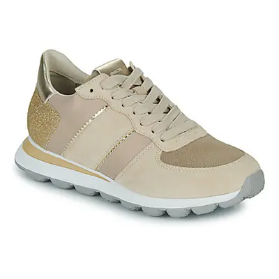 Geox D SPHERICA VSERIES women's Shoes (Trainers) in Beige