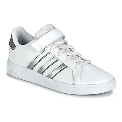 Adidas GRAND COURT 2.0 EL girls's Children's Shoes (Trainers) in White