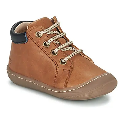 GBB APORIDGE boys's Children's Shoes (High-top Trainers) in Brown