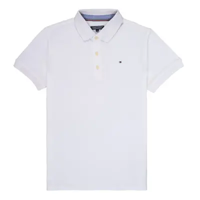 Tommy Hilfiger KB0KB03975 boys's Children's polo shirt in White