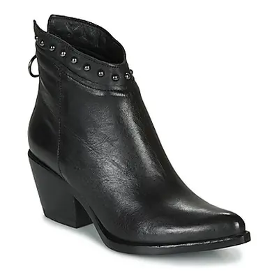 Mjus TEP women's Low Ankle Boots in Black