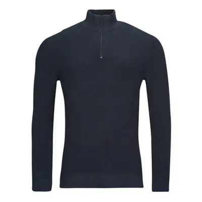 Esprit zip troyer men's Sweater in Marine