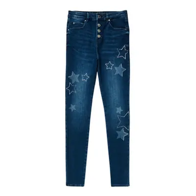 Guess LIIM girls's Children's Skinny Jeans in Blue