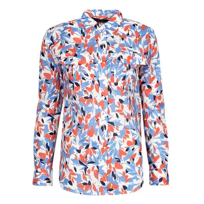 Lauren Ralph Lauren COURTENAY-LONG SLEEVE-BUTTON FRONT SHIRT women's Shirt in Multicolour