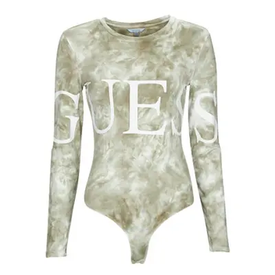 Guess LS GUESS LOGO women's Leotards in Kaki