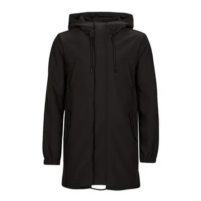 Only & Sons ONSHALL HOOD SOFTSHELL PARKA men's Parka in Black