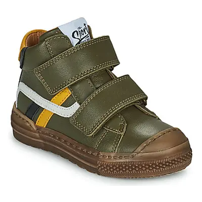 GBB RIGOLO boys's Children's Shoes (High-top Trainers) in Kaki