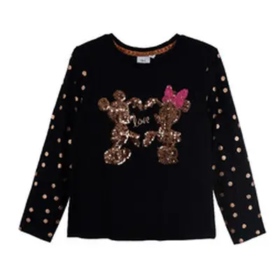 TEAM HEROES T SHIRT MINNIE MOUSE girls's in Black