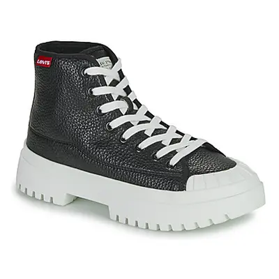 Levis PATTON S women's Shoes (High-top Trainers) in Black