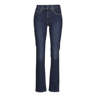 Levis 724 HIGH RISE STRAIGHT women's Jeans in Blue