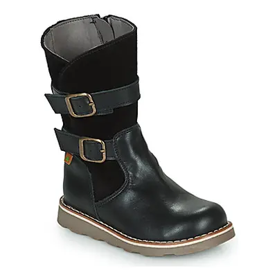 El Naturalista BROSSI girls's Children's High Boots in Black