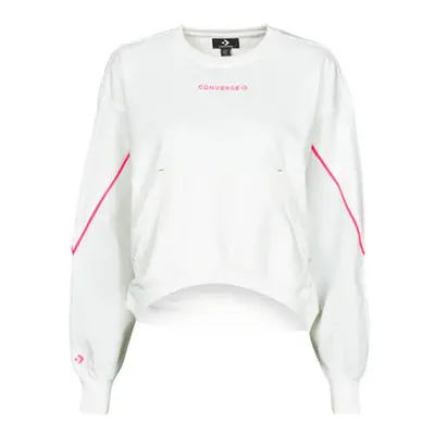 Converse BLOCKED ALTERRAIN CREW women's Sweatshirt in White