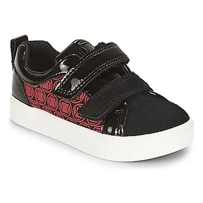 Clarks City Hero Lo boys's Children's Shoes (Trainers) in Black