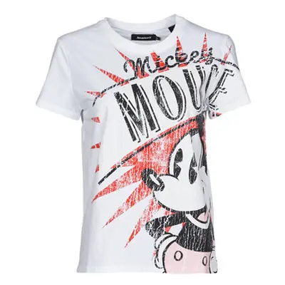 Desigual TS_MICKEY BOOM women's T shirt in White