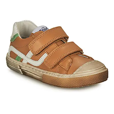 GBB MERCI boys's Children's Shoes (Trainers) in Brown