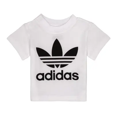 Adidas MAELYS girls's Children's T shirt in White