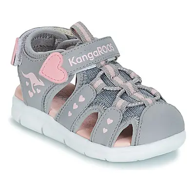 Kangaroos K-MINI girls's Children's Sandals in Grey