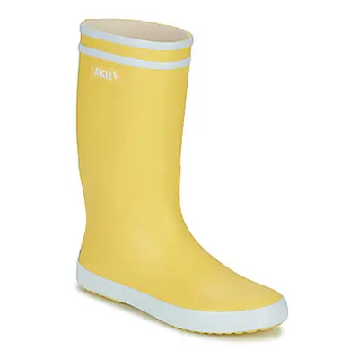 Aigle LOLLY POP 2 girls's Children's Wellington Boots in Yellow