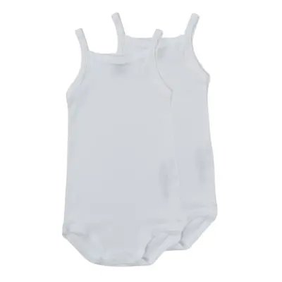 Petit Bateau MAEL girls's Sleepsuits in White