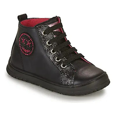 Pablosky 426312 girls's Children's Shoes (High-top Trainers) in Black