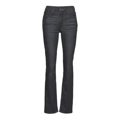 Levis 725 HIGH RISE STRAIGHT women's Jeans in Black