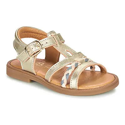 GBB NONETTE girls's Children's Sandals in Gold