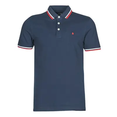 Jack & Jones JJEPAULOS men's Polo shirt in Blue