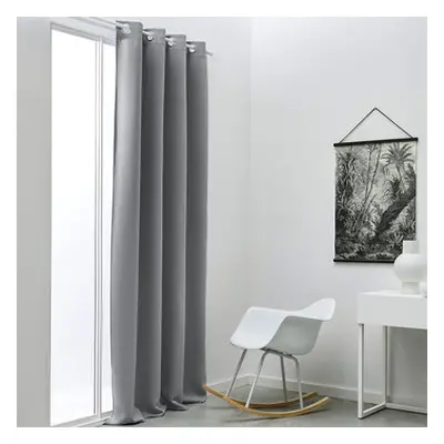 Today Rideau Occultant 140/240 Polyester TODAY Essential Acier 's Curtains, blinds in Grey