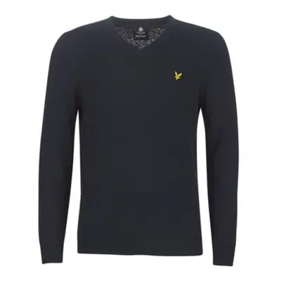 Lyle & Scott KN401VC-Z273 men's Sweater in Marine