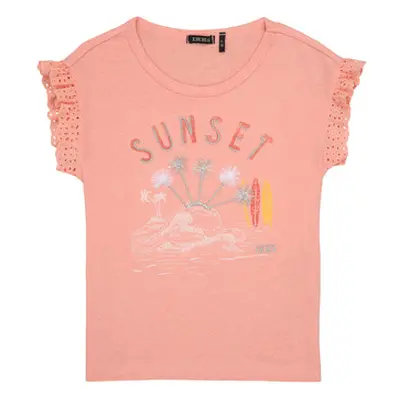 Ikks POLIAK girls's Children's T shirt in Pink