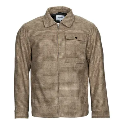 Jack & Jones JJJOHNSON WOOL JACKET men's Coat in Beige