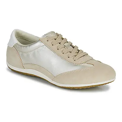 Geox D VEGA women's Shoes (Trainers) in Beige