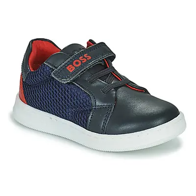 BOSS J09169 boys's Children's Shoes (Trainers) in Blue