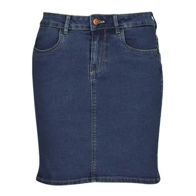 Vero Moda VMLUNA HR DENIM SKIRT MIX GA women's Skirt in Blue