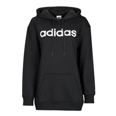 Adidas W LIN OV FL HD women's Sweatshirt in Black