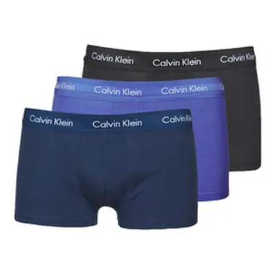 Calvin Klein Jeans RISE TRUNK X3 men's Boxer shorts in Blue