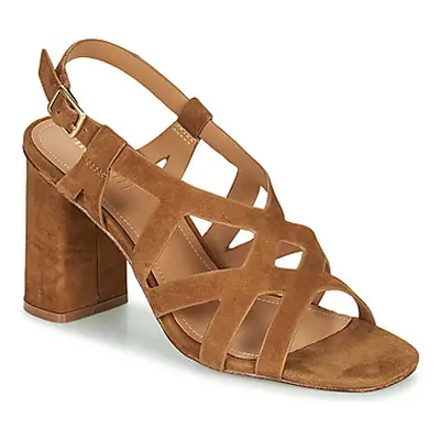 Maison Minelli LYDIE women's Sandals in Brown