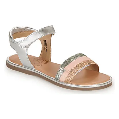 Mod'8 PAGANISA girls's Children's Sandals in Silver