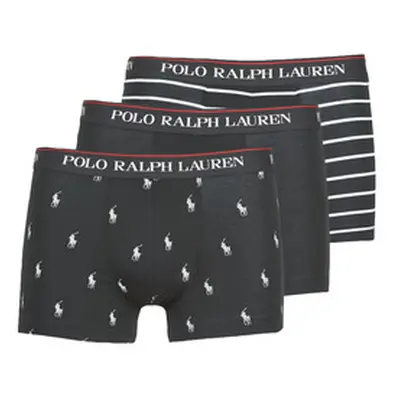 Polo Ralph Lauren CLASSIC TRUNK X3 men's Boxer shorts in Black