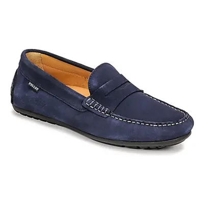 Pellet Cador men's Loafers / Casual Shoes in Marine